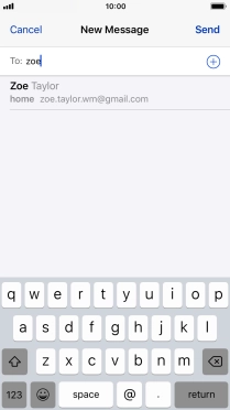 Press the required contact.