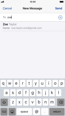 Press the required contact.