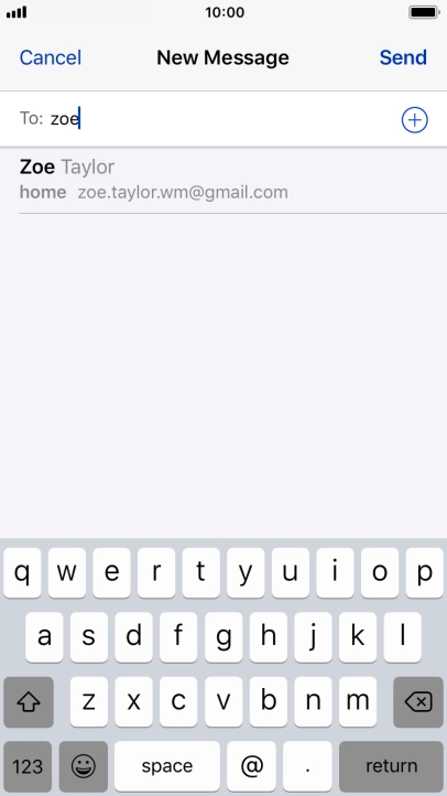 Press the required contact.