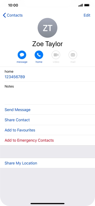 Press the required number.