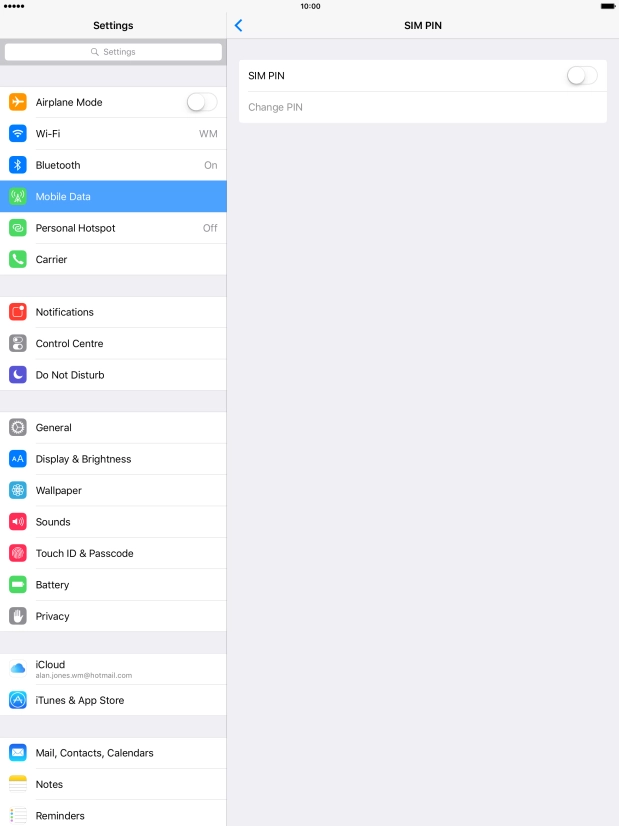 Press the indicator next to Press the indicator next to