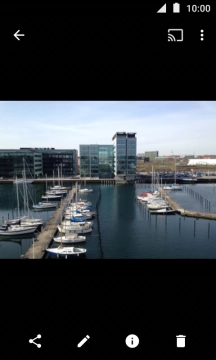 Press the share icon.