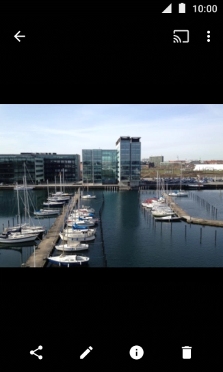 Press the share icon.