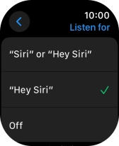 Press the required setting to turn the function on or off.