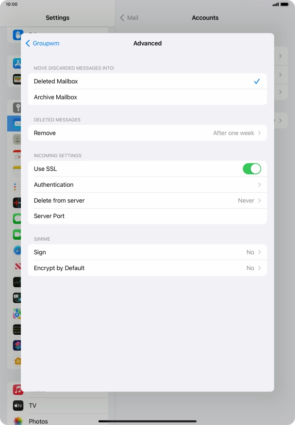 Press the indicator next to Press the indicator next to