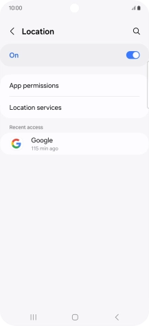 Press App permissions.