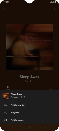 Press Add to playlist.