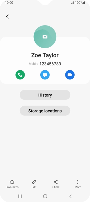 Press the Home key to return to the home screen.