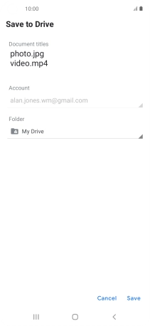 Press the field below 