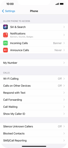 Press Wi-Fi Calling.