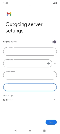 Press the drop down list below 