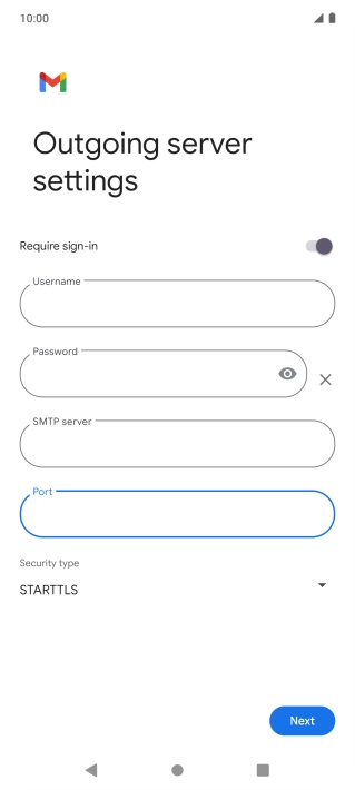 Press the drop down list below 