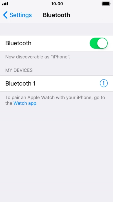 Press the Home key to return to the home screen.