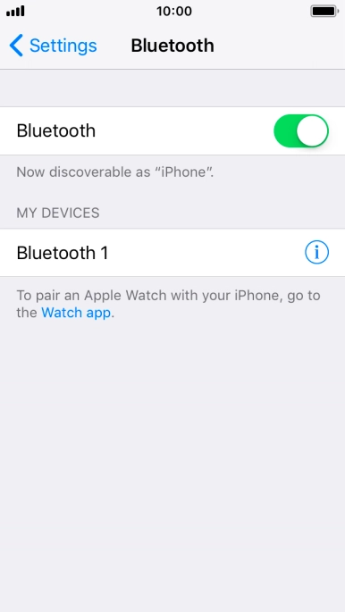 Press the Home key to return to the home screen.