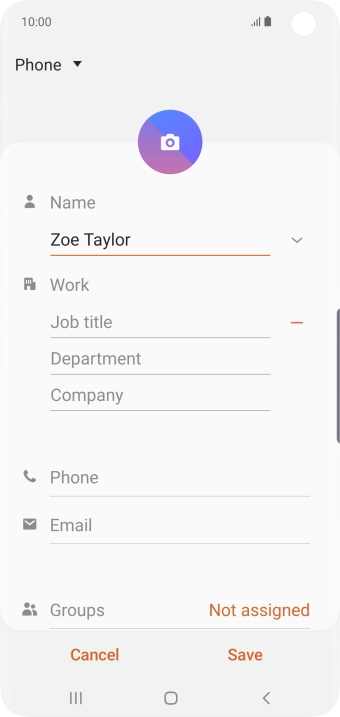 Press Phone and key in the required phone number.