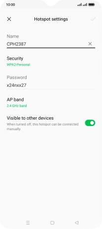 Press the field below 
