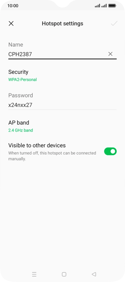 Press the field below 