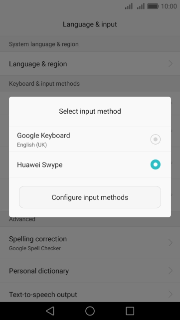Press Google Keyboard.