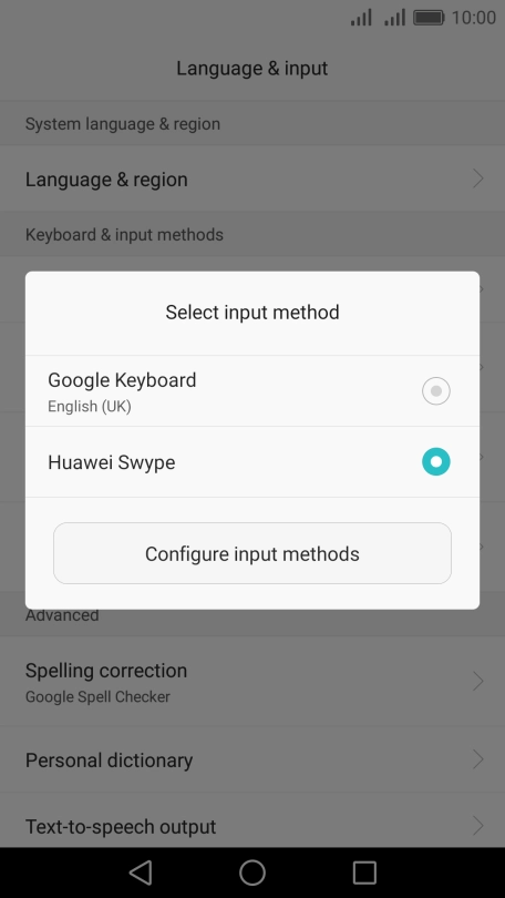 Press Google Keyboard.