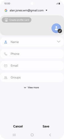 Press Name and key in the required name.