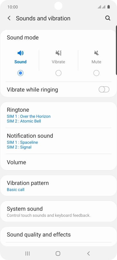 Press Ringtone.