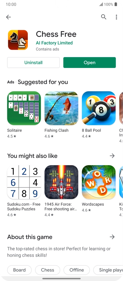 Slide your finger upwards starting from the bottom of the screen to return to the home screen.
