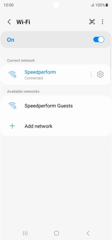 Press the Home key to return to the home screen.