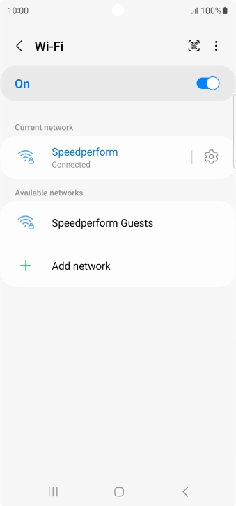 Press the Home key to return to the home screen.