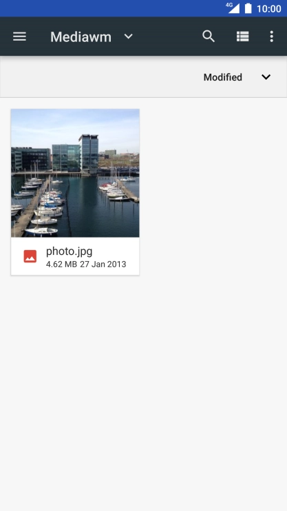 Press the required picture.