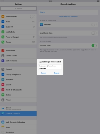 Press Sign In. Press Sign In.