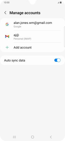 Press the Home key to return to the home screen.