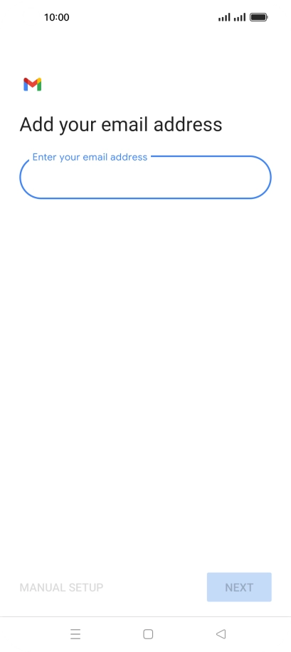 Press the field below 