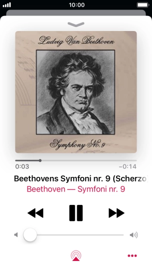 Press arrow right to go to the next audio file.