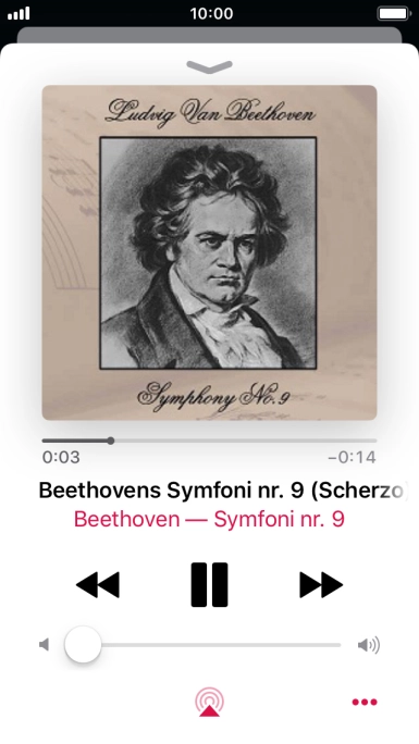 Press arrow right to go to the next audio file.