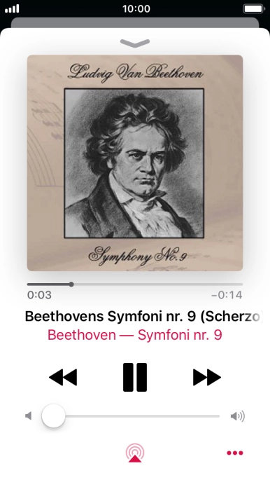Press arrow right to go to the next audio file.