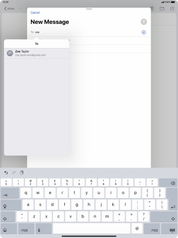 Press the required contact.