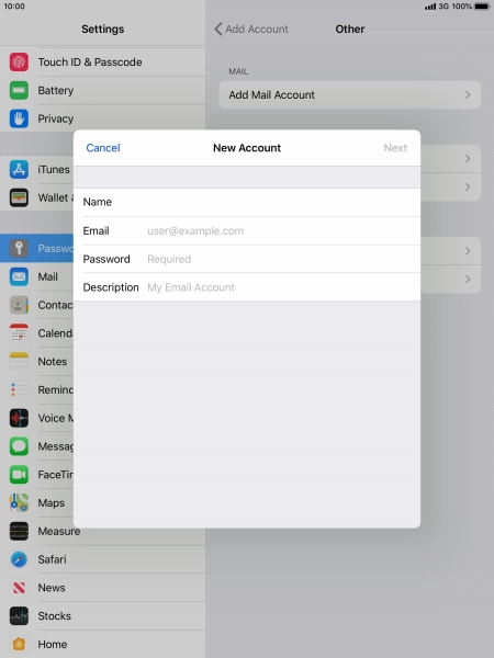 Press Email and key in your email address. Press Email and key in your email address.