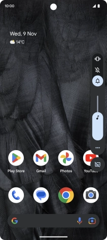 Press the silent mode icon to turn on the function. Press the silent mode icon to turn on the function.