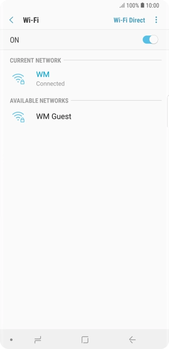Press the Home key to return to the home screen.