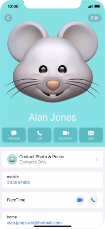 Slide your finger upwards starting from the bottom of the screen to return to the home screen.