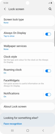 Press the Home key to return to the home screen.