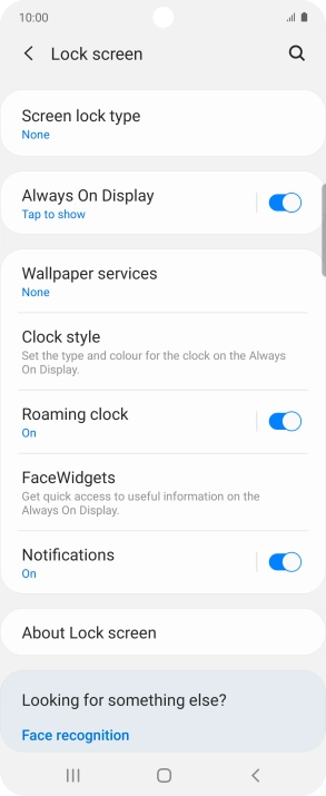 Press the Home key to return to the home screen.