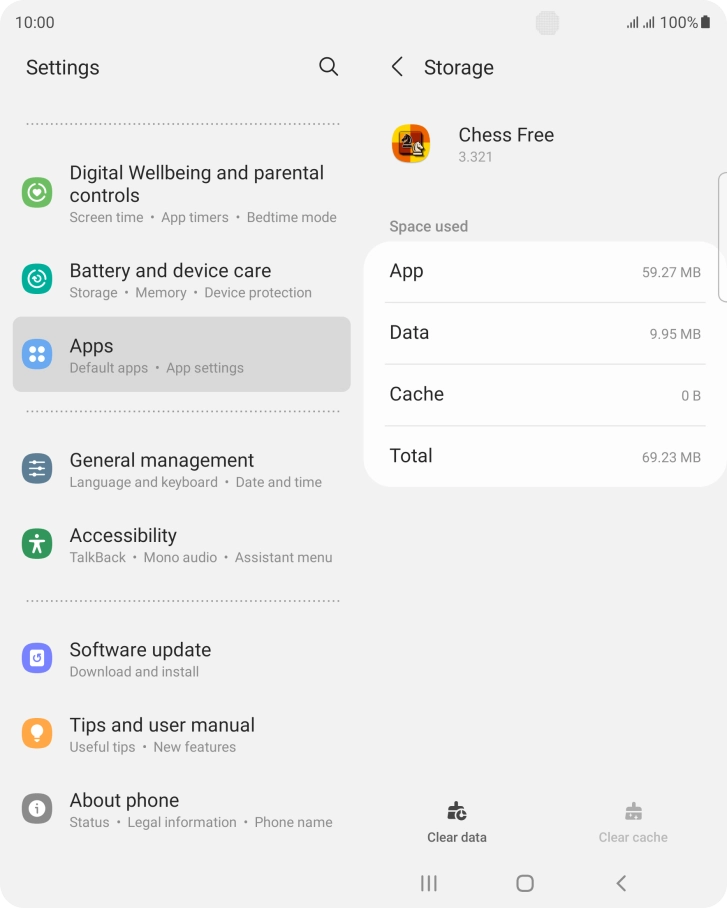 Press the Home key to return to the home screen.