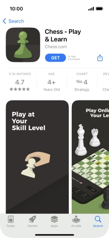 Press GET and follow the instructions on the screen to install the app.