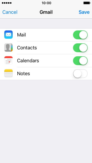 If this screen is displayed, you email account has been recognised and set up automatically. Follow the instructions on the screen to key in more information and finish setting up your phone.