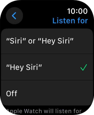 Press the required setting to turn the function on or off.