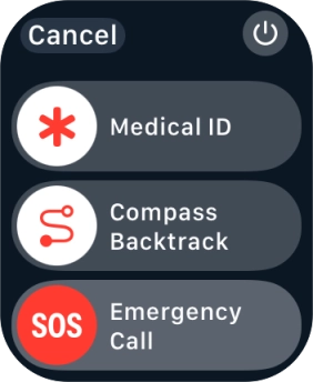 Press SOS and slide your finger right to make an emergency call. If you’ve set up emergency contacts and turned on sharing of information with emergency contacts, your emergency contacts will receive an SOS message with your location after the emergency call has ended.
