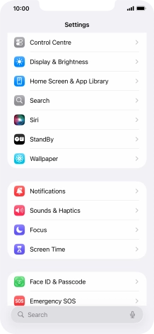 Press Display & Brightness.