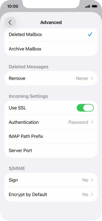 Press Authentication.