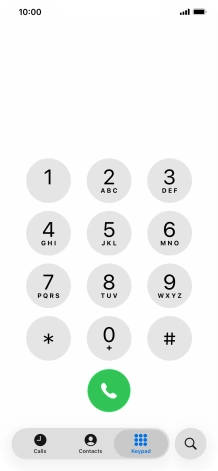 Key in ##002# and press the call icon.